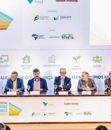 Mineiros vencem em seis categorias do Prêmio Municípios Mineradores