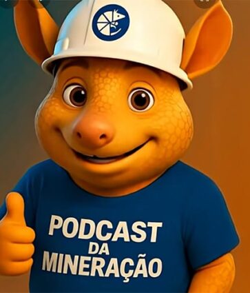 Podcast da Mineração ganha mascote