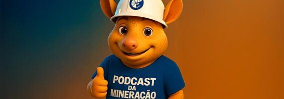 Podcast da Mineração ganha mascote