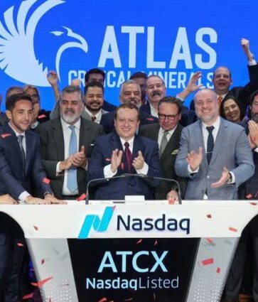 Mineradora brasileira de terras raras abre sessão na Nasdaq