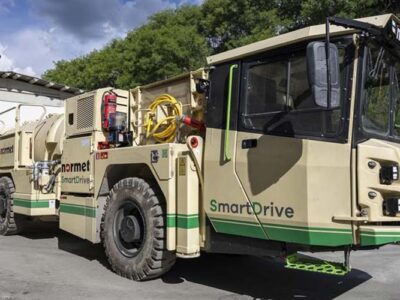 AngloGold Ashanti introduz primeira autobetoneira elétrica do Brasil em operação subterrânea