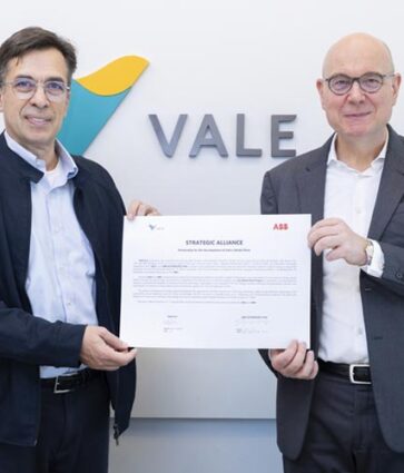 Vale e ABB firmam aliança estratégica para transformação digital