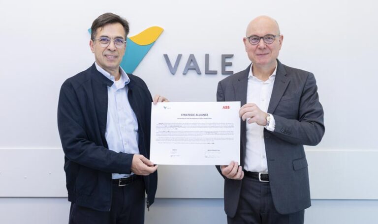Vale e ABB firmam aliança estratégica para transformação digital