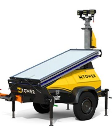 Torres móveis contribuem para conectividade e iluminação