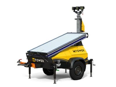 Torres móveis contribuem para conectividade e iluminação